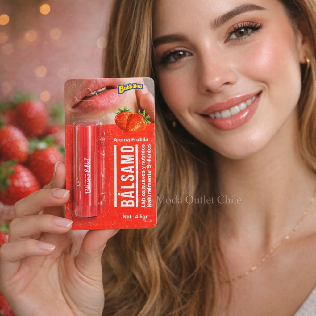 Balsamo Labial de Bubbaluu - FT-1701 Aroma Frutilla
