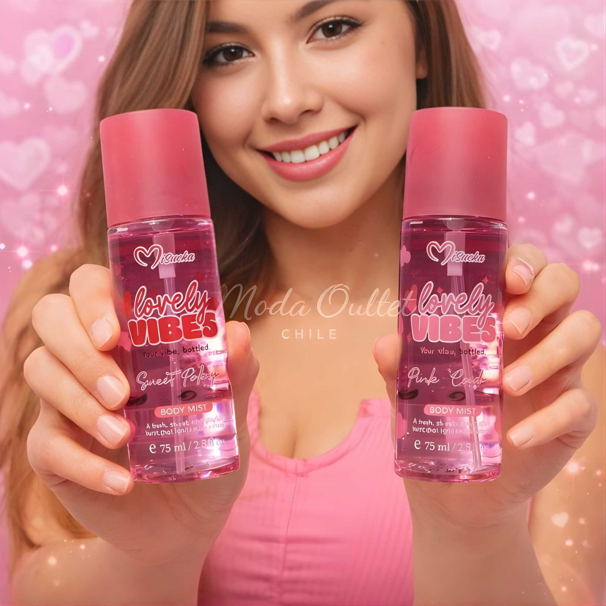Body Mist Lovely Vibes de Misucka 75 Ml - PINK CLOUD