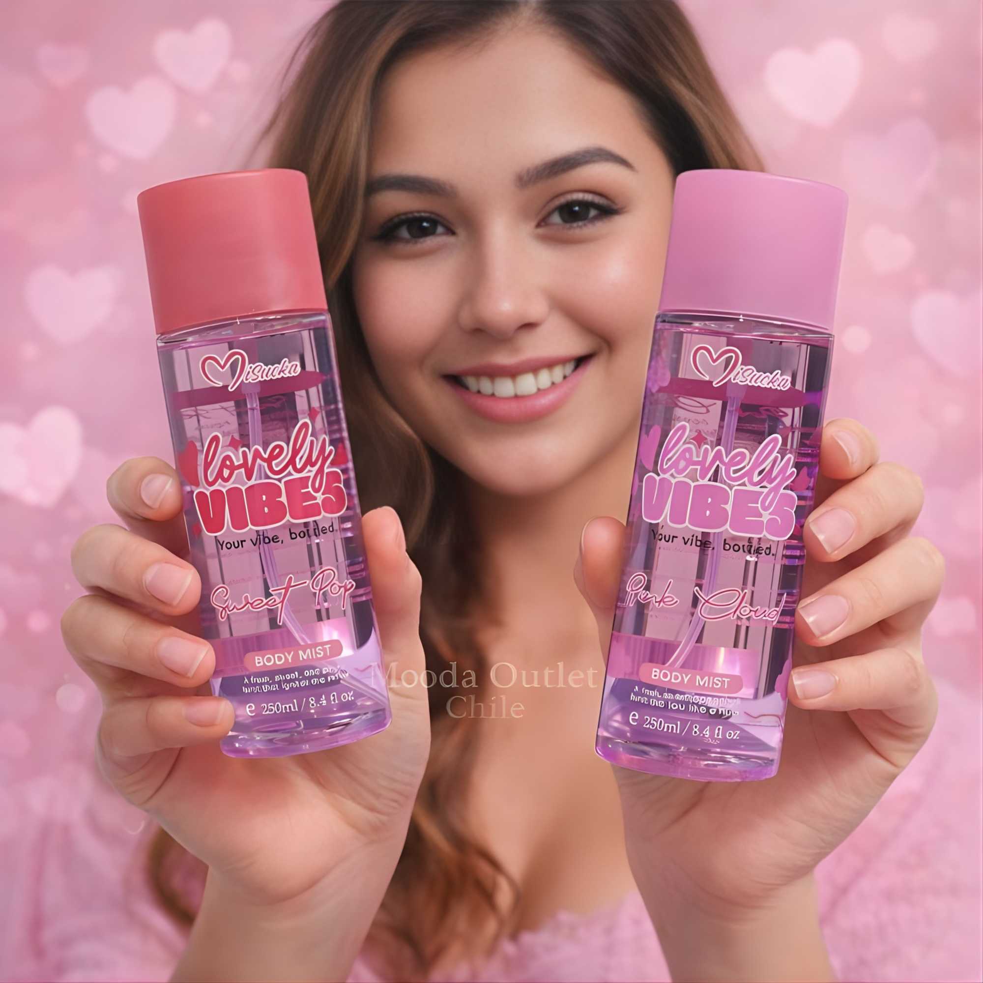 Body Mist Misucka Lovely Vibes 250 Ml - SWEET POP