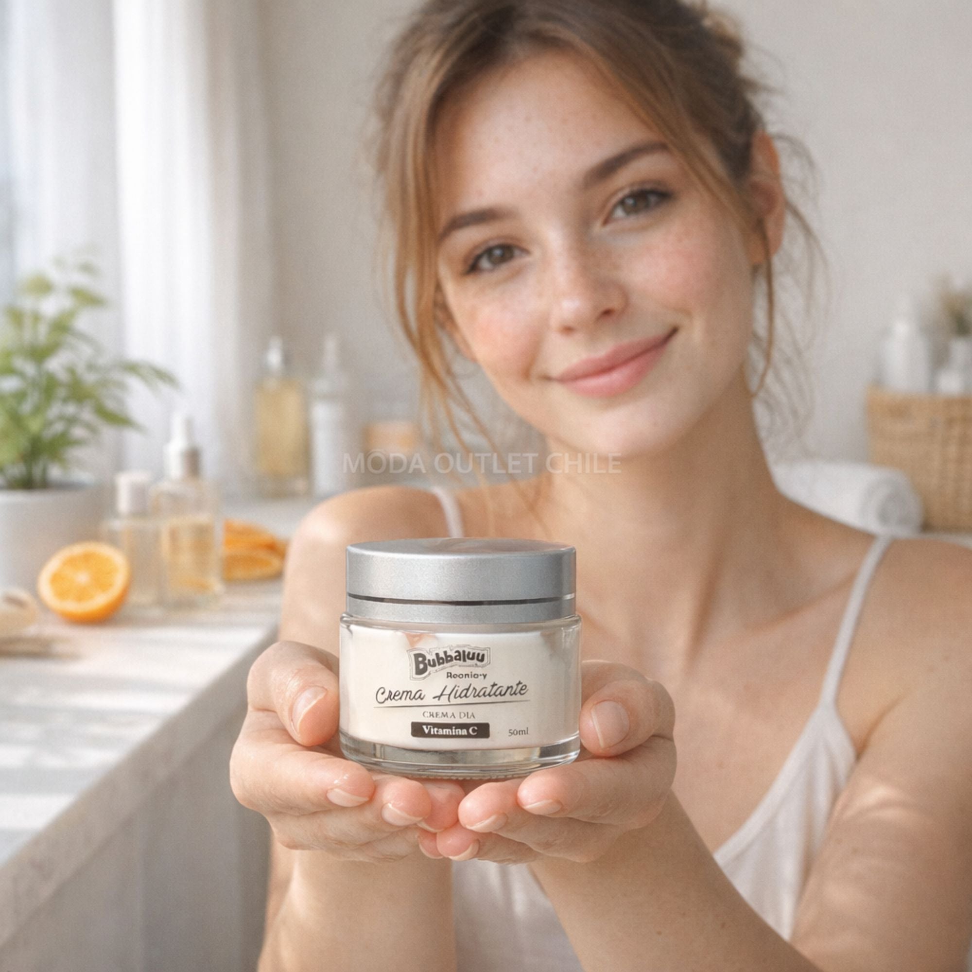 Crema Hidratante Facial Bubbaluu Vitamina C – Crema de Día – 50 ml