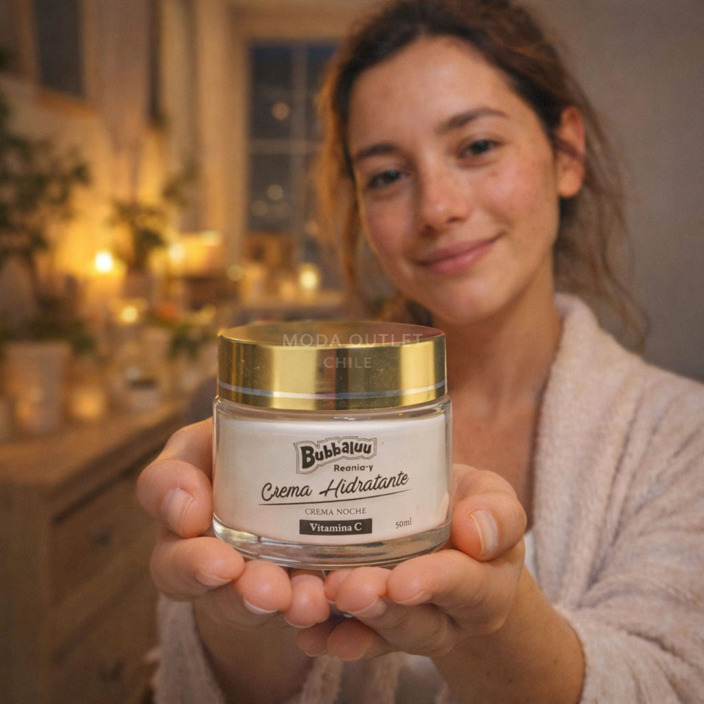 Crema Hidratante Facial Bubbaluu Vitamina C – Crema de Noche – 50 ml