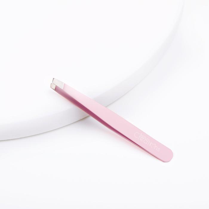 Pinzas para Ceja BEAUTYCREATIONS Tweezer Light Pink. Beauty Crations Cosmeticos-skincare