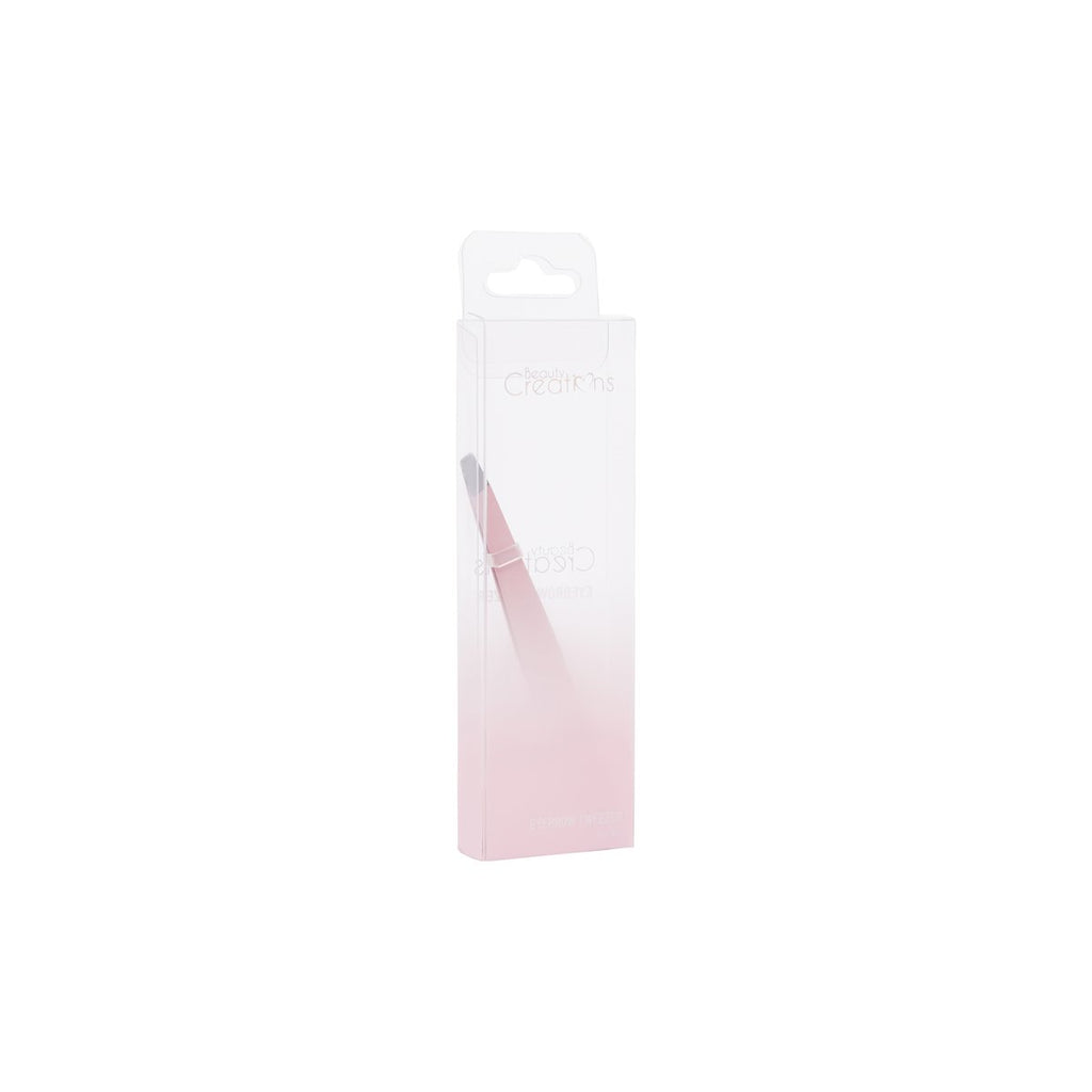 Pinzas para Ceja BEAUTYCREATIONS Tweezer Light Pink. Beauty Crations Cosmeticos-skincare