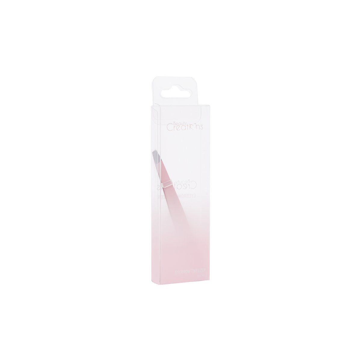 Pinzas para Ceja BEAUTYCREATIONS Tweezer Light Pink. Beauty Crations Cosmeticos-skincare