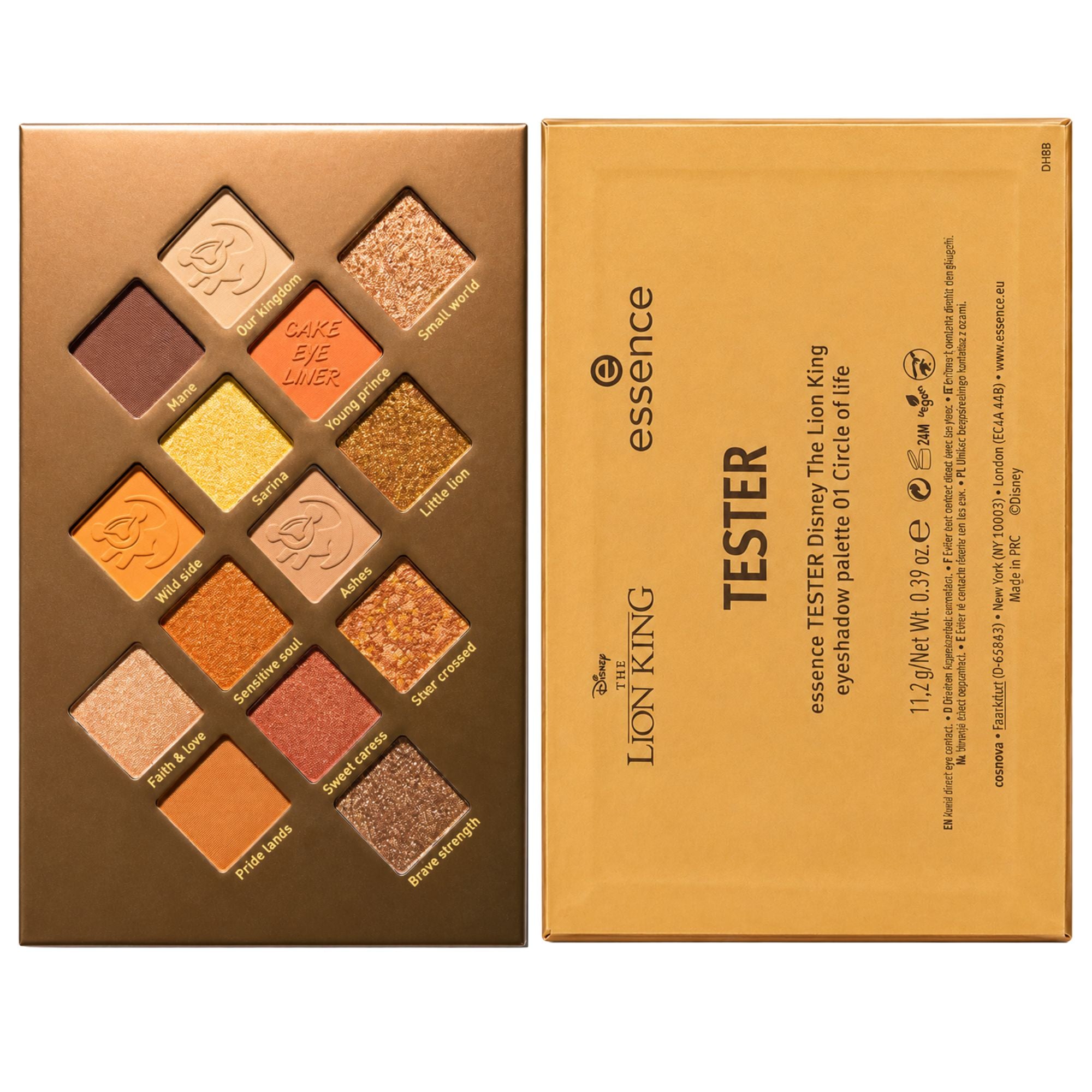 Paleta de Sombras de Ojos Rey Leon Formato TESTER - 01 Circle Of Life