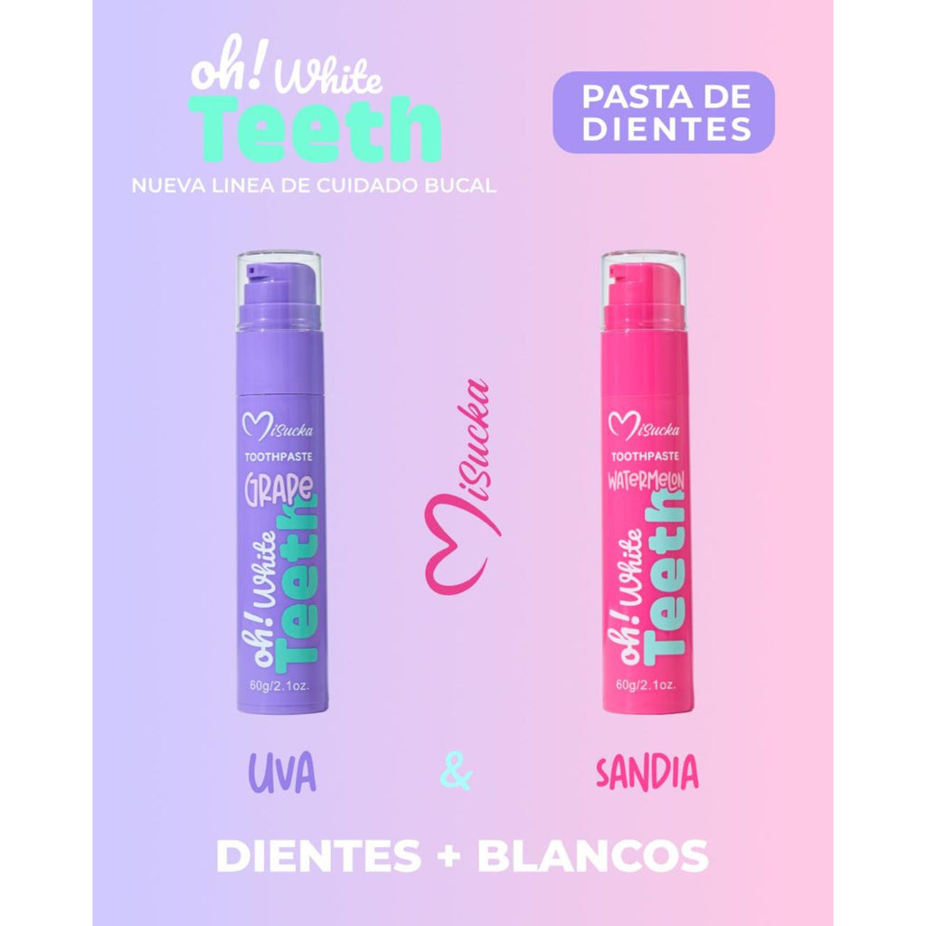 Pasta dental Dientes mas Blancos Misucka 60g - Watermelon