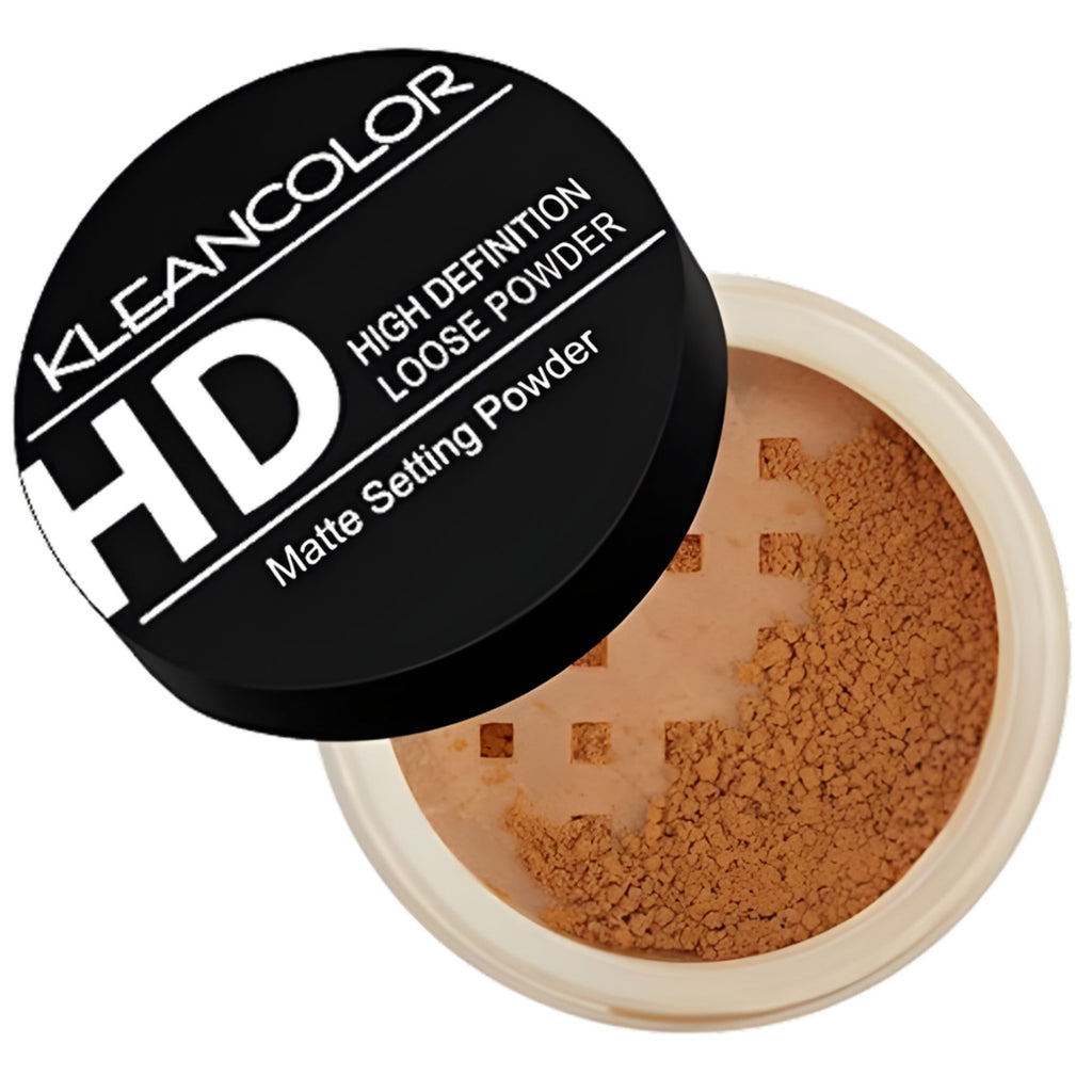 Polvo Suelto Matificante Kleancolor HD Matte Setting Powder – Tono Deep.