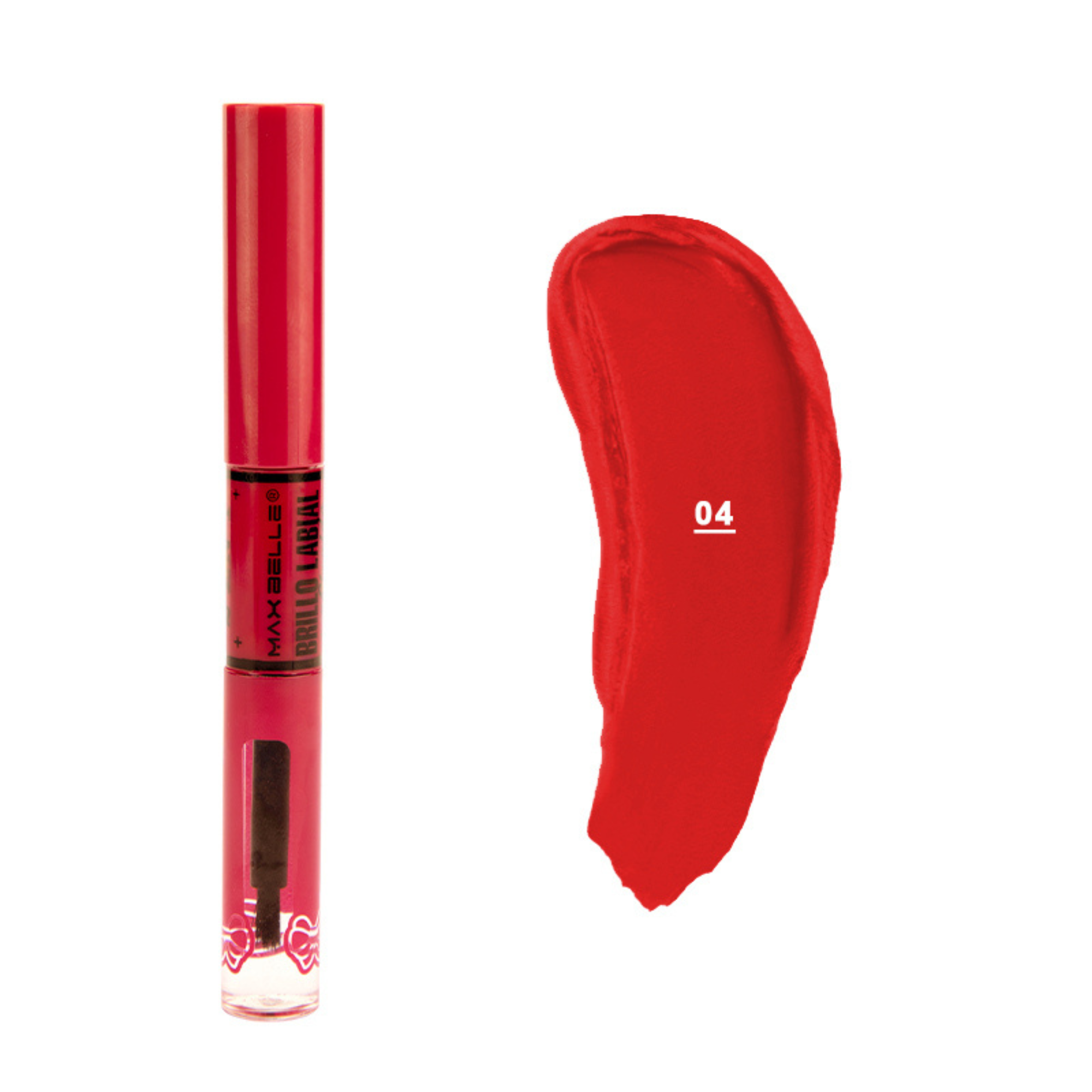 Brillo Labial 2 en 1 MAX BELLE Dupe de NYX - 04 MAX BELLE Cosmeticos-skincare