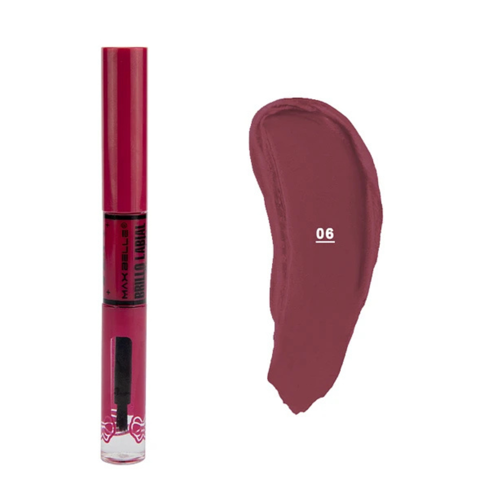 Brillo Labial 2 en 1 MAX BELLE Dupe de NYX - 06 MAX BELLE Cosmeticos-skincare