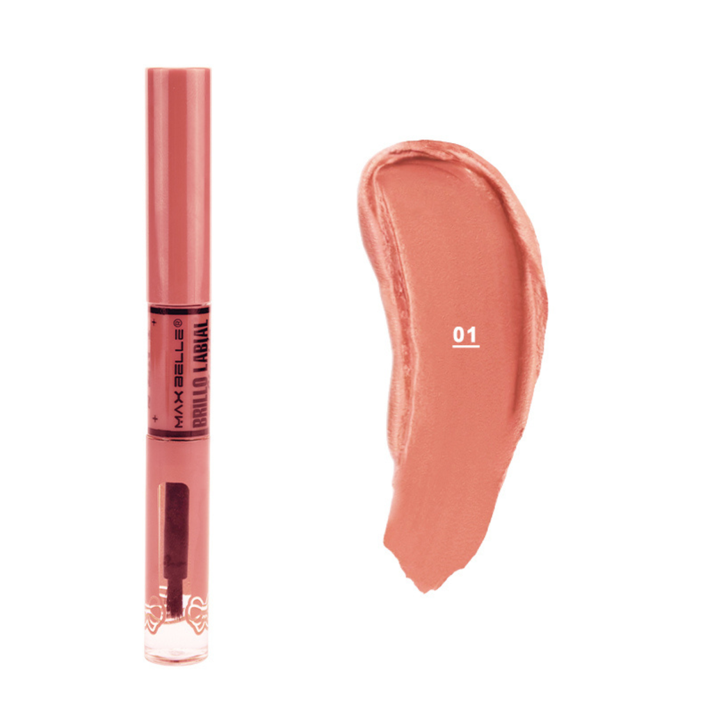 Brillo Labial 2 en 1 MAX BELLE Dupe de NYX - 01 MAX BELLE Cosmeticos-skincare