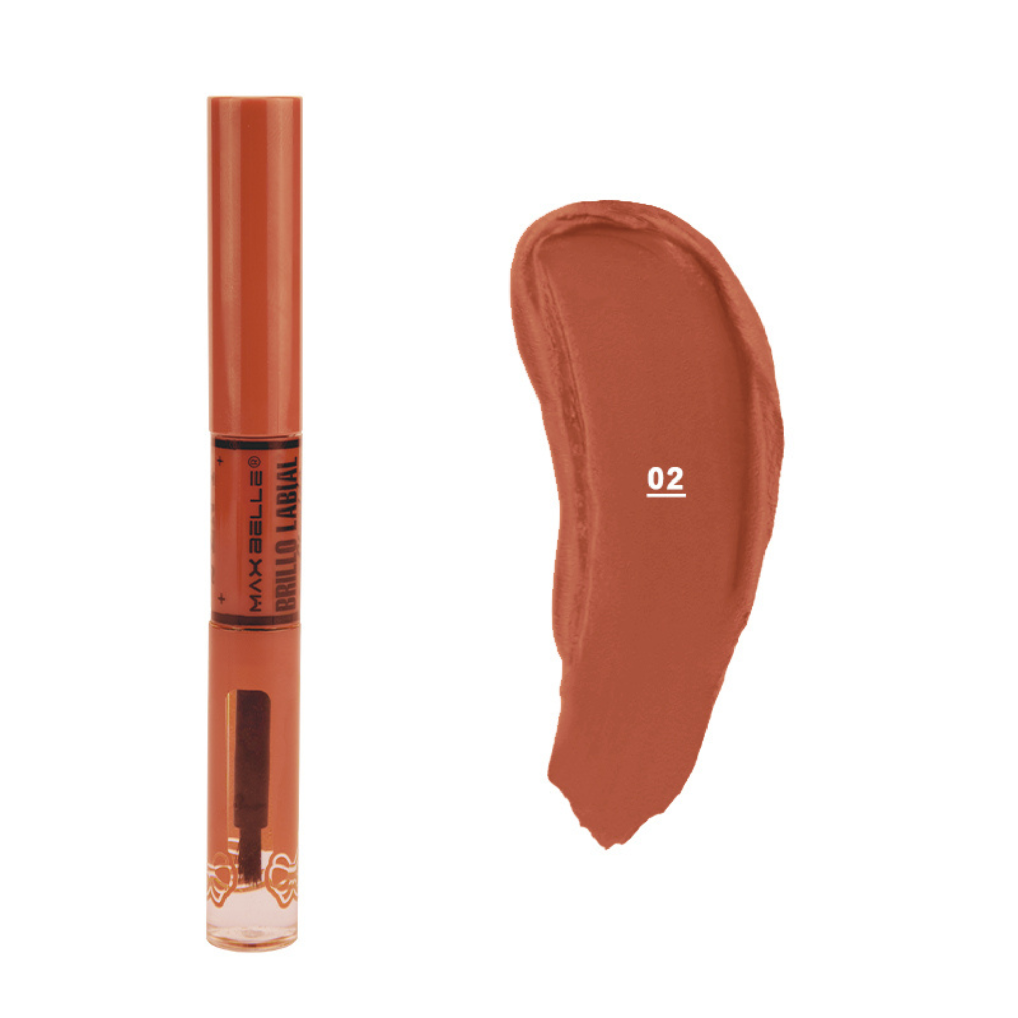 Brillo Labial 2 en 1 MAX BELLE Dupe de NYX - 02 MAX BELLE Cosmeticos-skincare