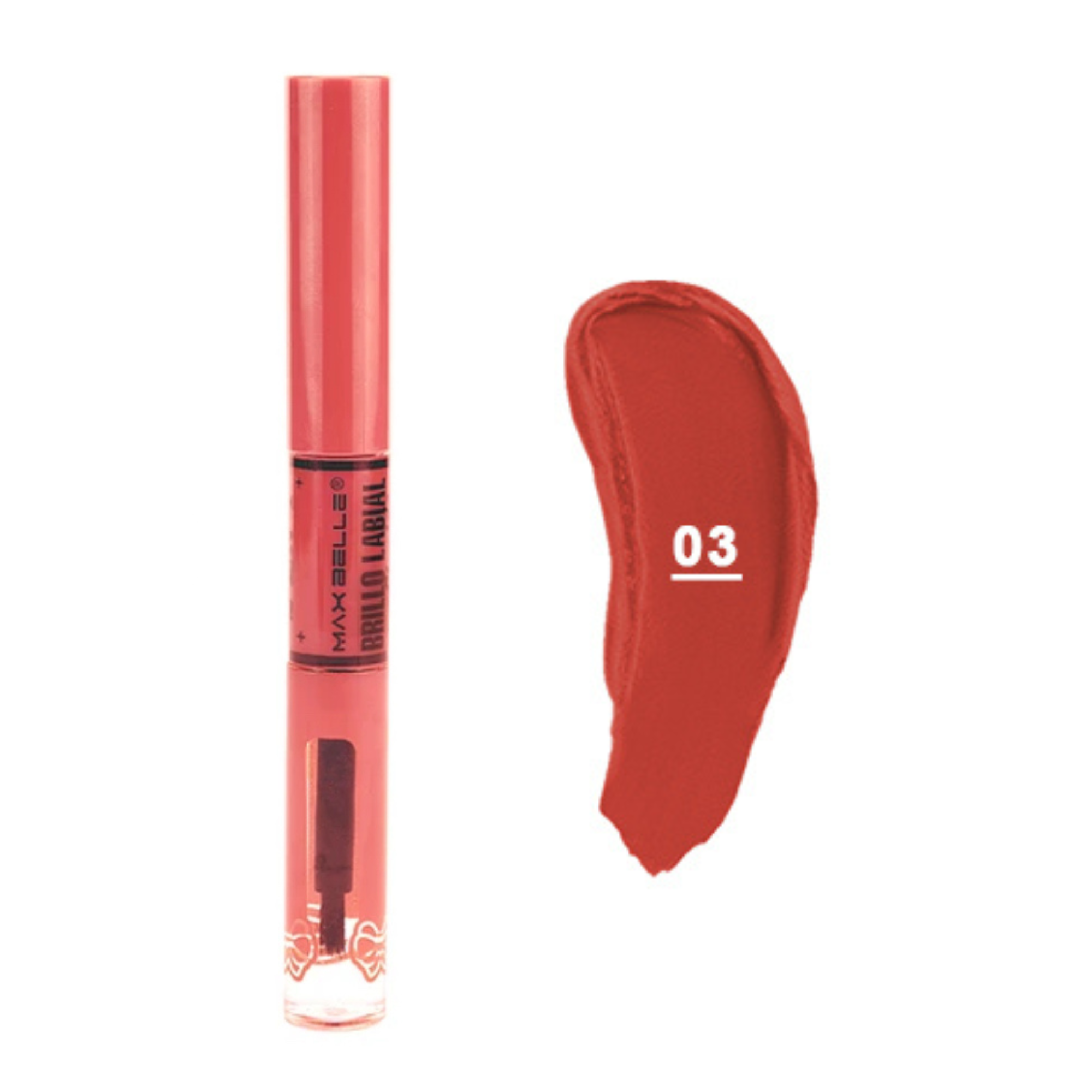 Brillo Labial 2 en 1 MAX BELLE Dupe de NYX - 03 MAX BELLE Cosmeticos-skincare