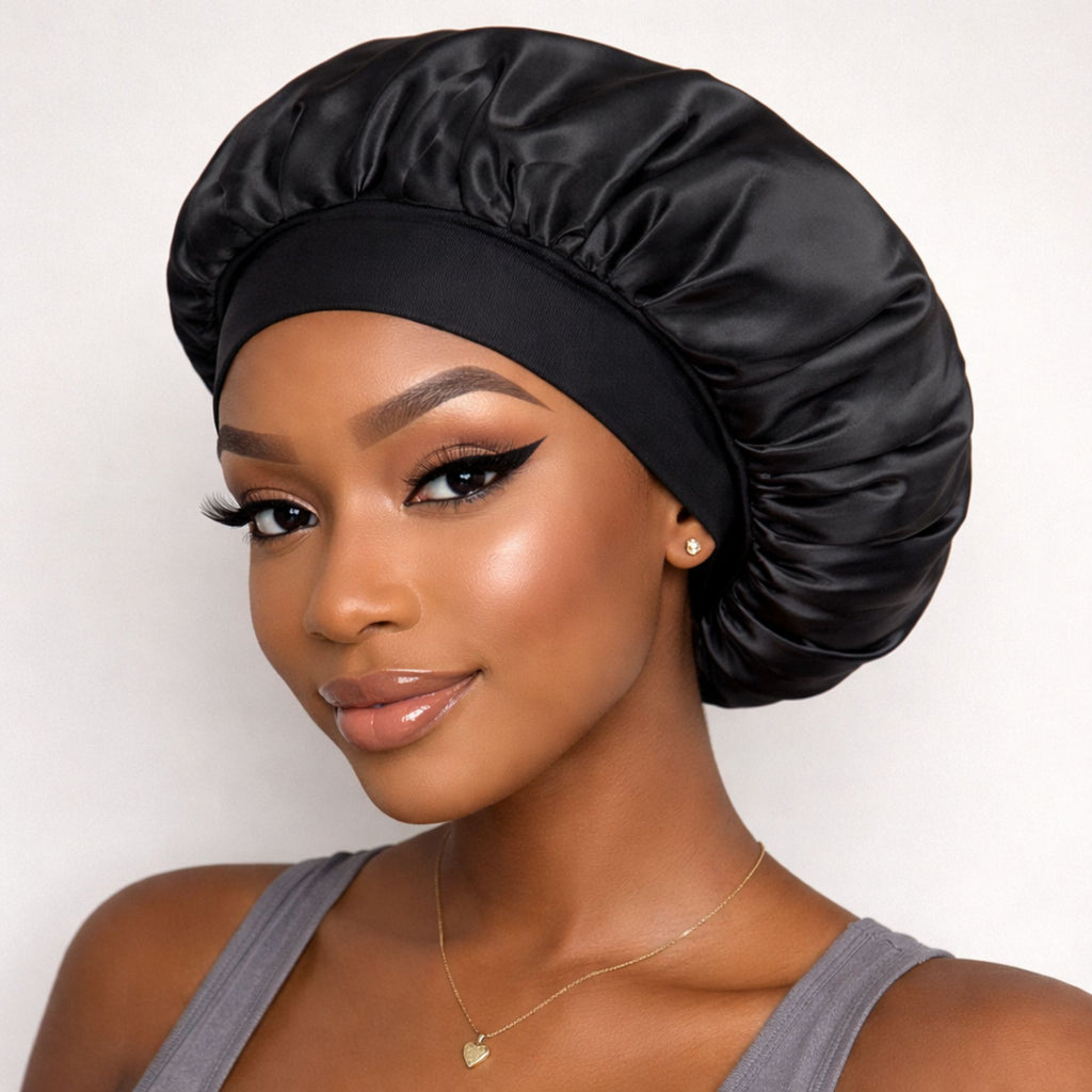 Gorro de Satín de Alta Calidad Misucka, Se Envían Colores Surtidos - AU75