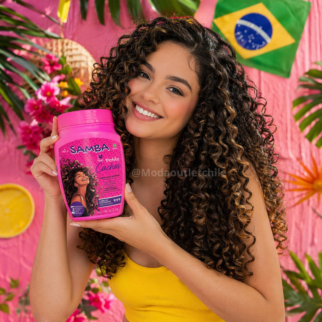 Mascarilla Capilar 2 en 1 Samba 1 Kilo - CACHOS