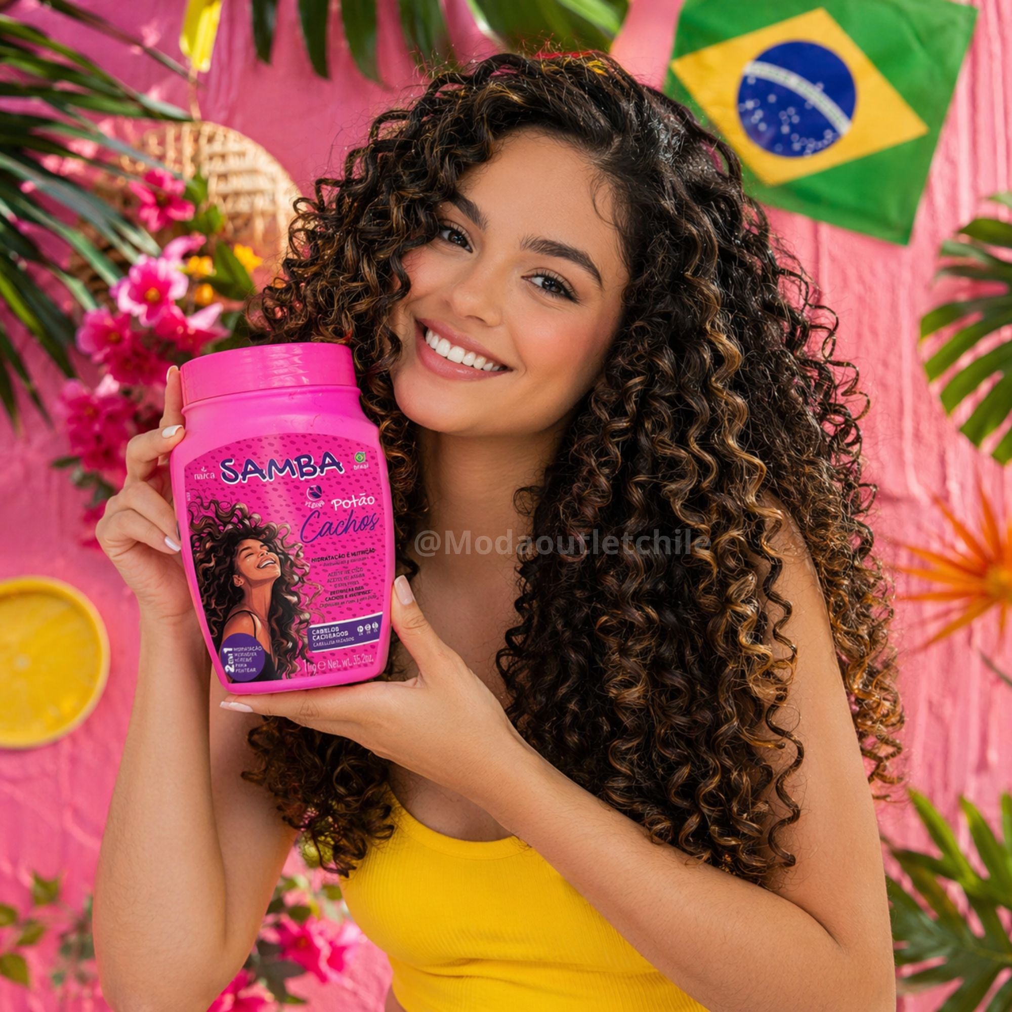 Mascarilla Capilar 2 en 1 Samba 1 Kilo - CACHOS
