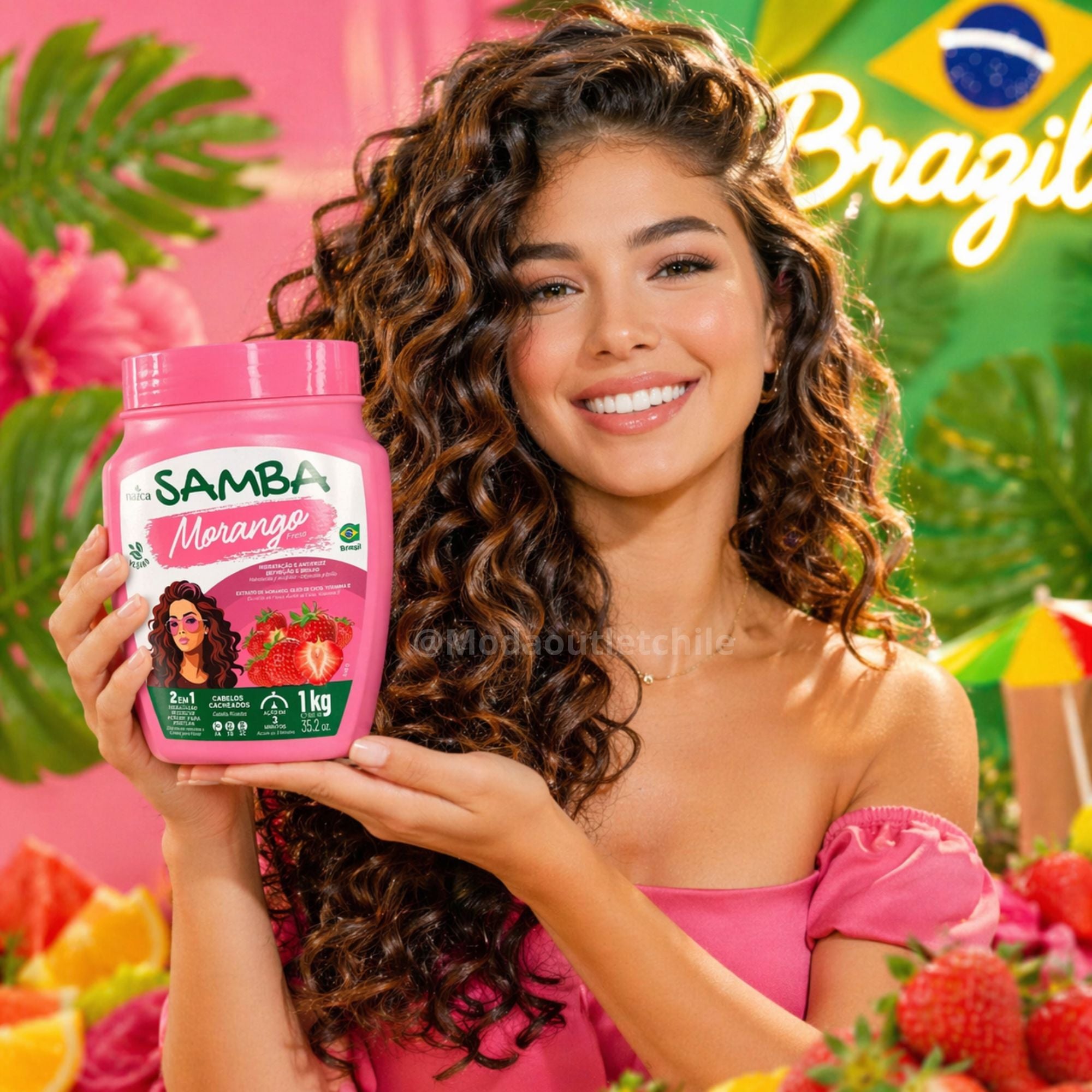 Mascarilla Capilar 2 en 1 Samba - MORANGO