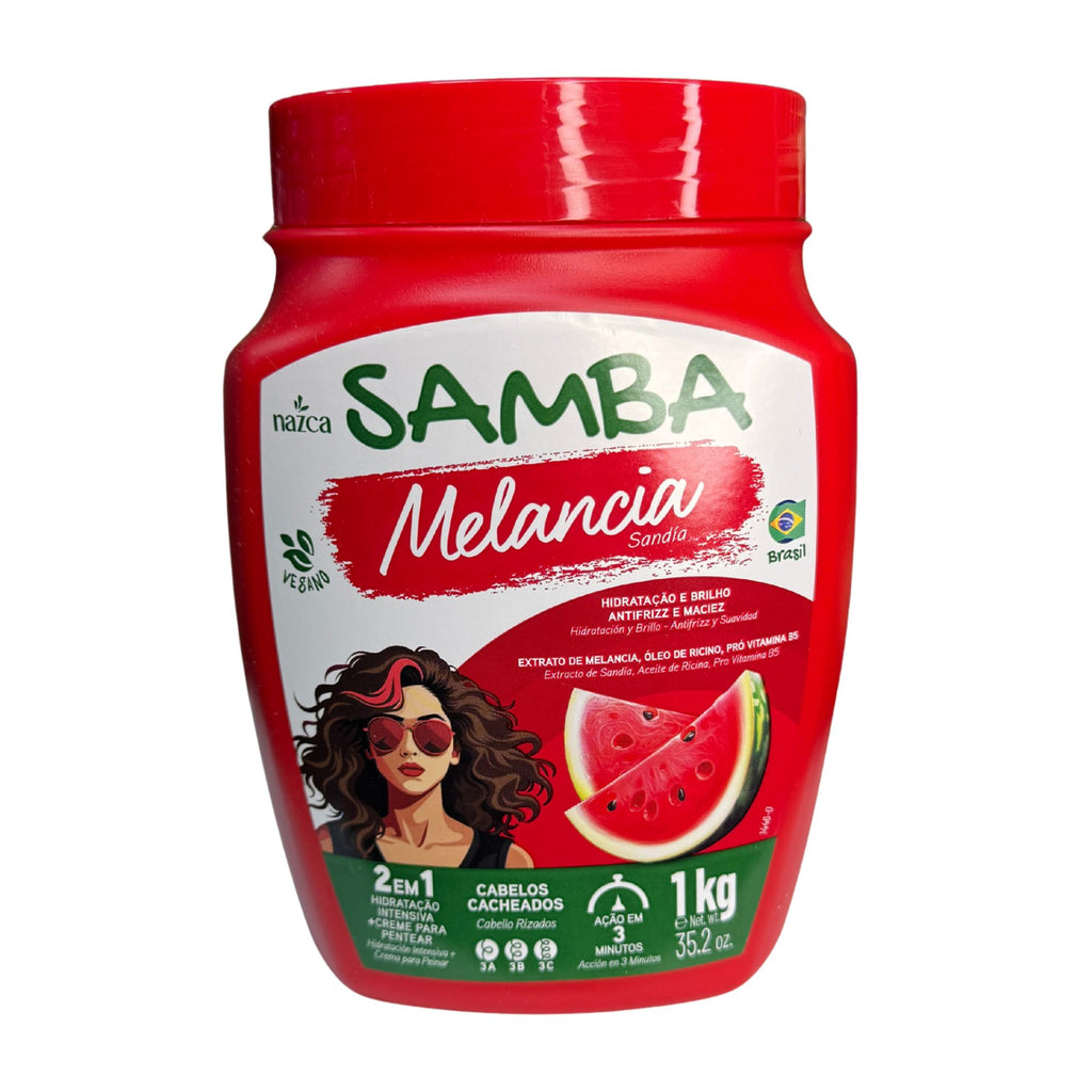 Mascarilla Capilar 2 en 1 Samba 1 Kilo - MELANCIA