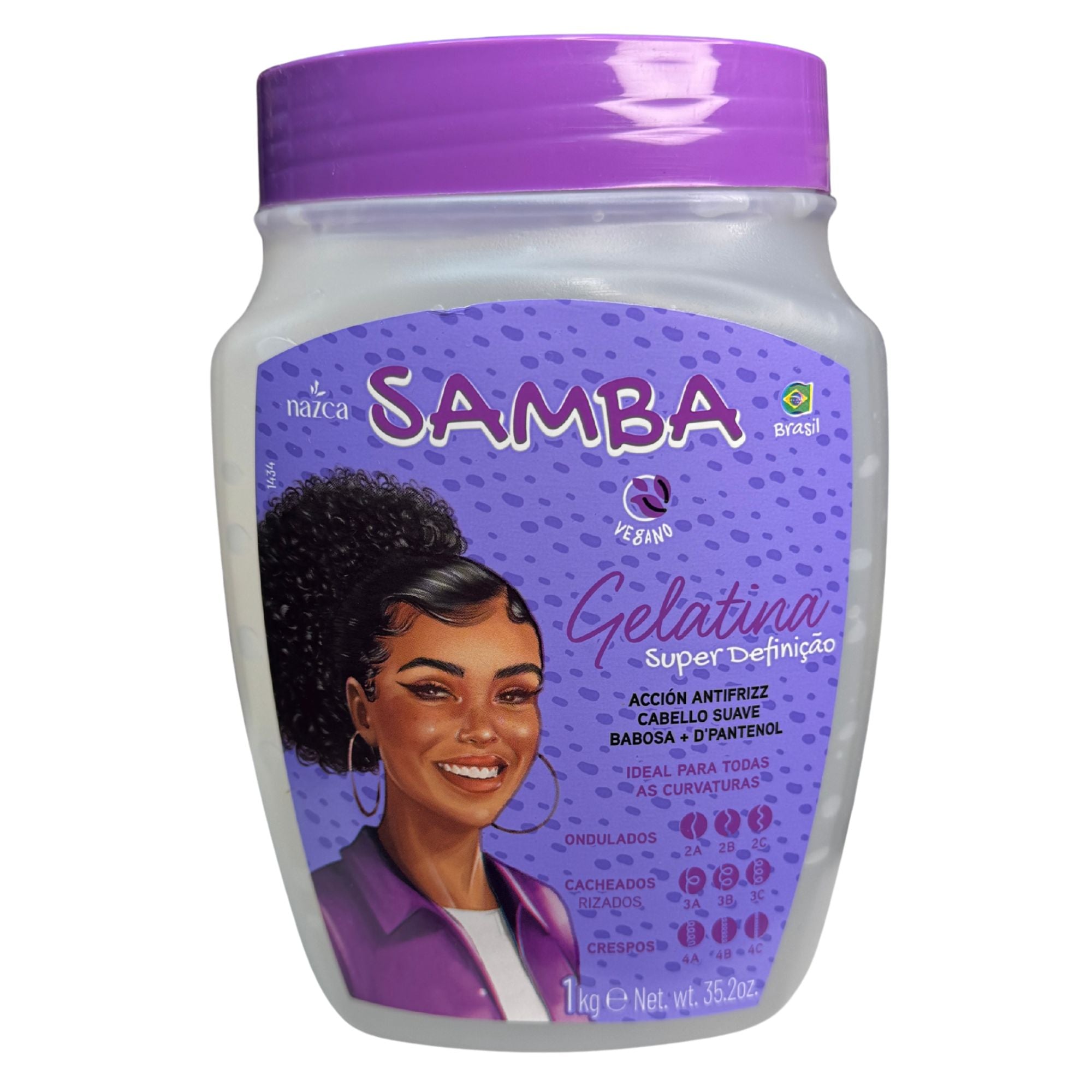 Gelatina Capilar Samba 1 Kilo - Super Definicion