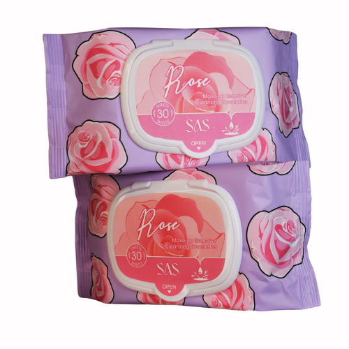 Toallitas Desmaquillantes SAS Cosmetics - Rosa 30 Toallas SAS COSMETICS Cosmeticos-skincare