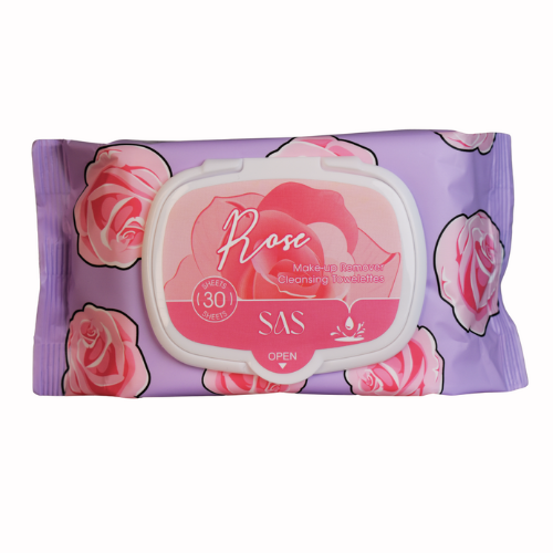 Toallitas Desmaquillantes SAS Cosmetics - Rosa 30 Toallas SAS COSMETICS Cosmeticos-skincare