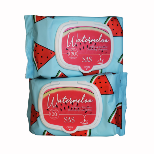 Toallitas Desmaquillantes SAS Cosmetics - Watermelon 30 Toallas SAS COSMETICS Cosmeticos-skincare