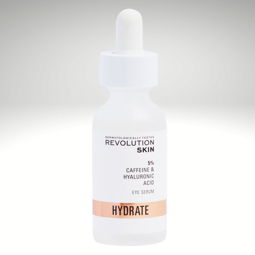 Serúm de Ojos Revolution Skin 5% Caffeina & Acido Hyaluronico 30 ML