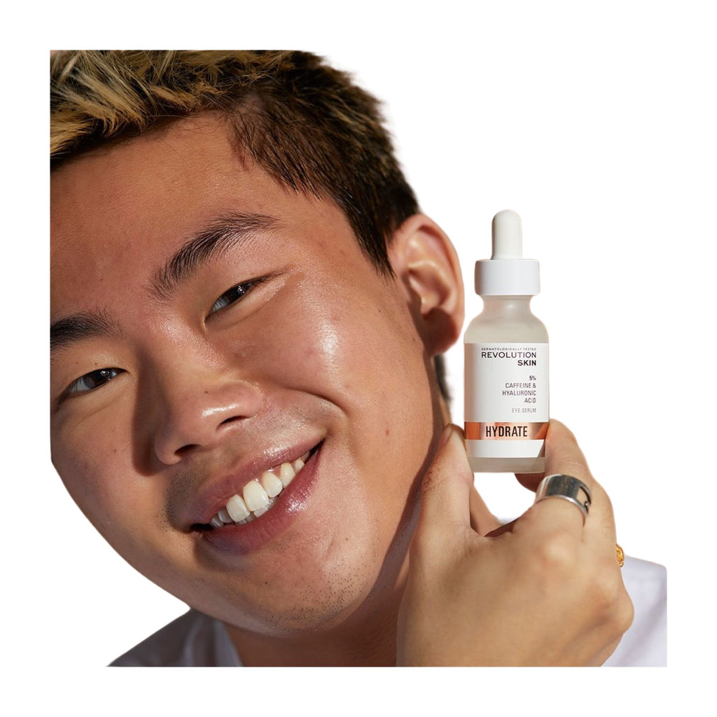 Serúm de Ojos Revolution Skin 5% Caffeina & Acido Hyaluronico 30 ML